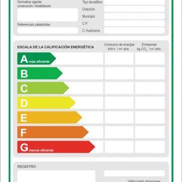 Ejemplo de Certificado Energético